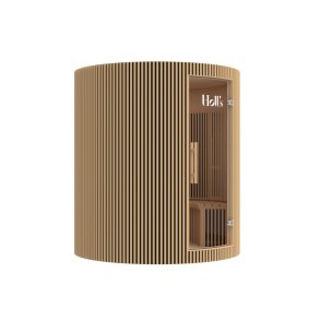 Sauna Moon Infrar&oslash;d Rund 4 pladser tr&aelig;farve Holls